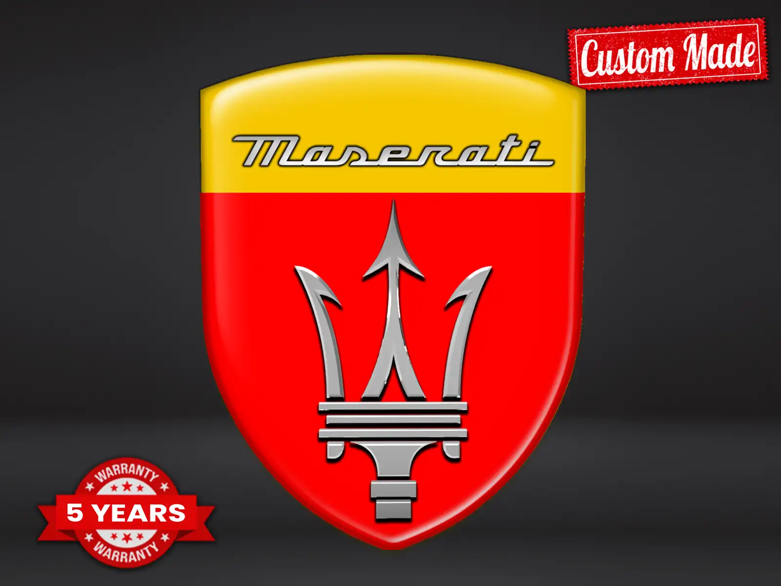 Maserati Adesivi Lunotto Posteriore Auto Tuning Stellari Sobri
